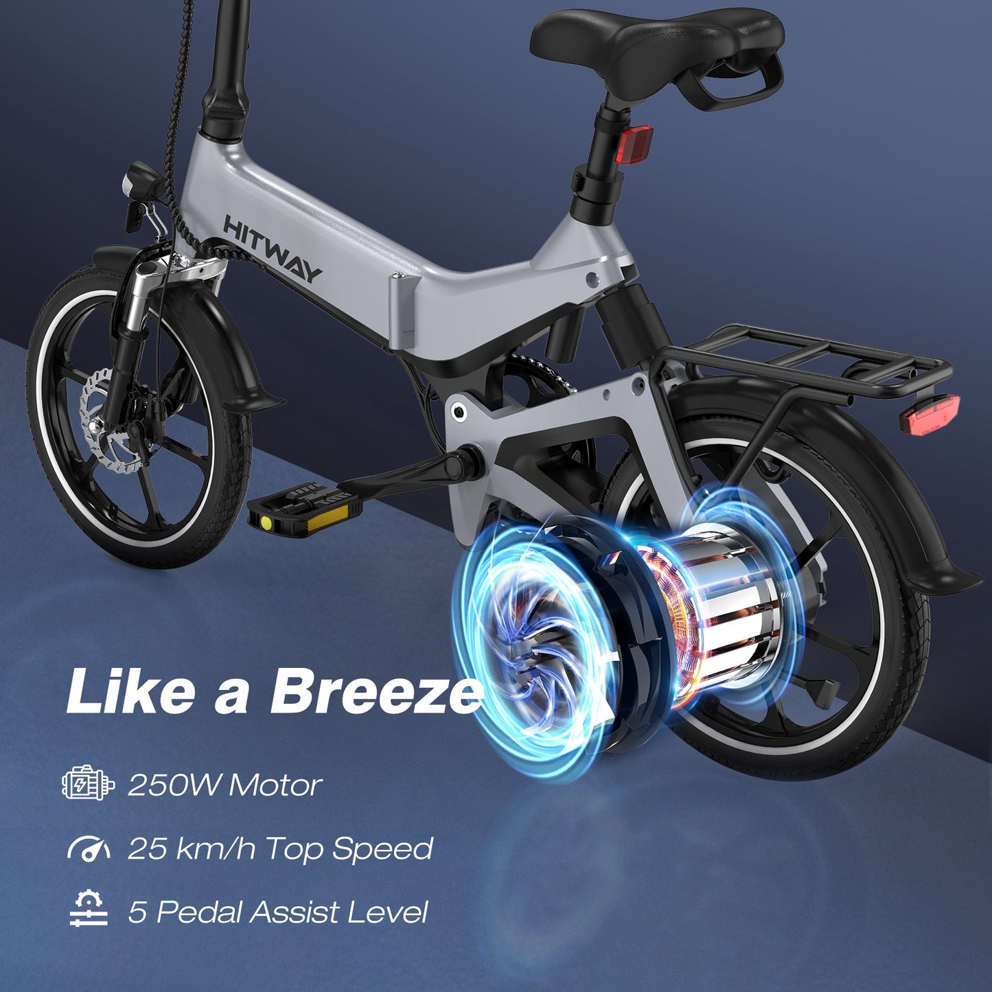 Vélo Électrique Pliable BK2 – HITWAY