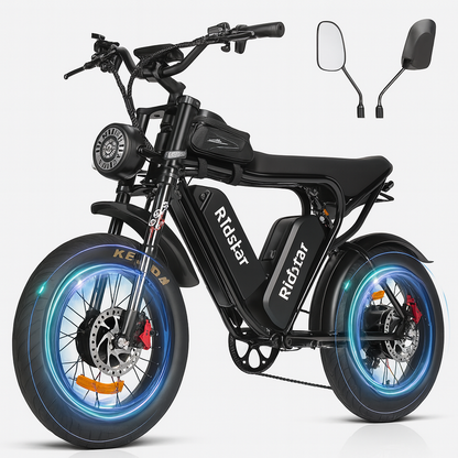 Vélo Électrique Ridstar – 2000W Double Moteur / 52V 40Ah